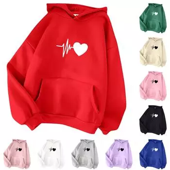 Женская модная повседневная толстовка с капюшоном и длинными рукавами L бежевый