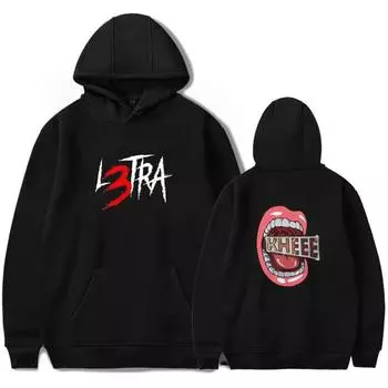 Женская модная повседневная толстовка с капюшоном Luar La L Merch L3TRA Толстовка с капюшоном с длинными рукавами Модные пуловеры с капюшоном и толстовки женские S