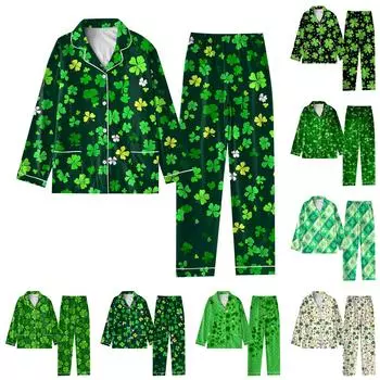 Женская модная, повседневная, удобная домашняя одежда с круглым вырезом и длинными рукавами XL