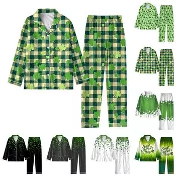 Женская модная, повседневная, удобная домашняя одежда с круглым вырезом и длинными рукавами L