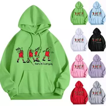 Женская модная повседневная универсальная повседневная толстовка с капюшоном, повседневная толстовка с длинными рукавами и нашивками сверху L чёрный