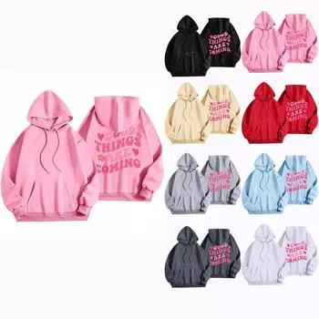 Женская модная повседневная универсальная повседневная толстовка с капюшоном, повседневная толстовка с длинными рукавами и нашивками сверху XXL