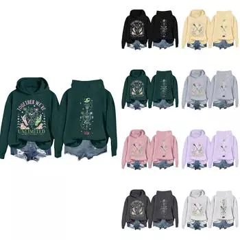 Женская модная повседневная универсальная повседневная толстовка с капюшоном, повседневная толстовка с длинными рукавами и нашивками сверху L бежевый