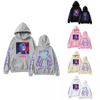 Женская модная повседневная универсальная повседневная толстовка с капюшоном, повседневная толстовка с длинными рукавами и нашивками сверху L бежевый