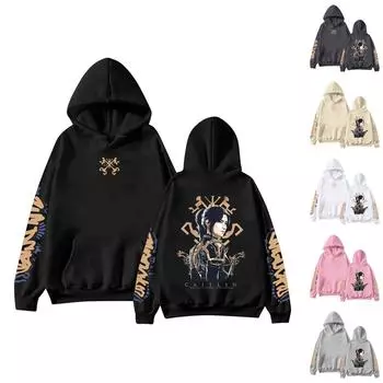 Женская модная повседневная универсальная повседневная толстовка с капюшоном, повседневная толстовка с длинными рукавами и нашивками сверху L бежевый