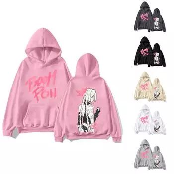 Женская модная повседневная универсальная повседневная толстовка с капюшоном, повседневная толстовка с длинными рукавами и нашивками сверху L бежевый