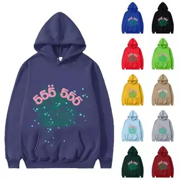 Женская модная повседневная универсальная повседневная толстовка с капюшоном, повседневная толстовка с длинными рукавами и нашивками сверху XXL зелёный