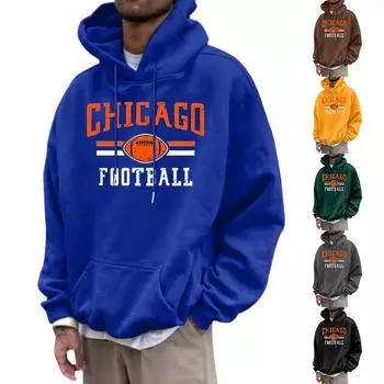 Женская модная повседневная универсальная повседневная толстовка с капюшоном, повседневная толстовка с длинными рукавами и нашивками сверху XXXXL кофейный