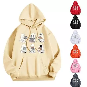 Женская модная повседневная универсальная повседневная толстовка с капюшоном, повседневная толстовка с длинными рукавами и нашивками сверху S оранжевый