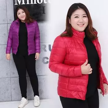 Женская модная повседневная зимняя толстая куртка-пуховик, хлопковое пальто большого размера, зимние короткие облегающие куртки L чёрный