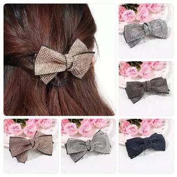 Женская модная прочная гибкая заколка с узлом, заколки для волос, заколка для волос со стразами, заколка для волос