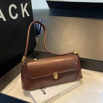 Женская модная сумка-багет 2024 года с нишевым дизайном подмышкой — модели секонд-хенд, наплечные и ручные 26*9*11