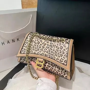 Женская модная сумка-цепочка на одно плечо через плечо