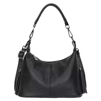 Женская модная сумка через плечо большой емкости из коровьей кожи повседневная сумка-портфель с регулируемым ремешком винтажная сумка подмышкой для путешествий на открытом воздухе красный