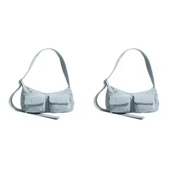 - Женская модная сумка через плечо большой емкости для путешествий на открытом воздухе (синий)