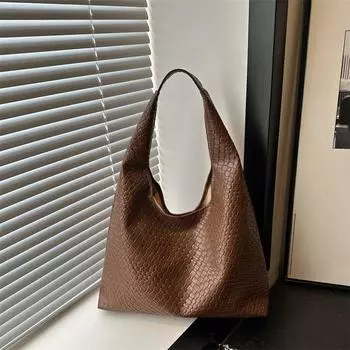 Женская модная сумка через плечо большой емкости, сумка для покупок, женская повседневная сумка-тоут чёрный