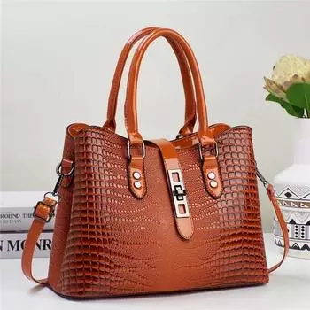 Женская модная сумка через плечо из искусственной кожи, большая вместительная сумка-тоут для женщин, офисных работников, для повседневных поездок на работу и обратно, сумка-мессенджер через плечо 30x12x23cm