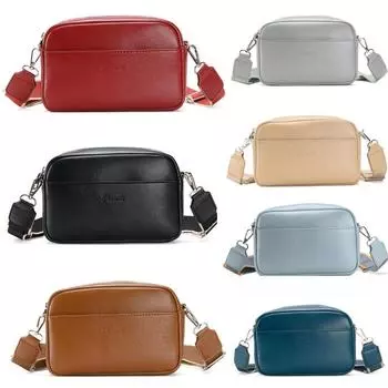 Женская модная сумка через плечо, простая, повседневная, большая вместительная, для девушек, для отдыха на открытом воздухе, шикарная, элегантная, квадратная сумка, универсальная, из искусственной кожи, сумка через плечо чёрный