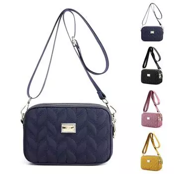 Женская модная сумка через плечо, сумки-мессенджеры One Size чёрный