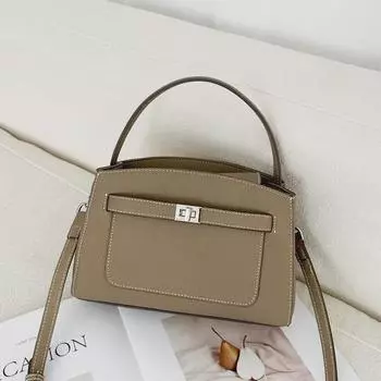 Женская модная сумка из натуральной кожи - маленькая квадратная сумка-мессенджер из коровьей кожи