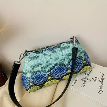 Женская модная сумка на одно плечо, универсальная сумка-мессенджер 25X5X13 синий