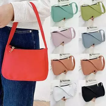 Женская модная сумка на одно плечо, универсальная сумка-мессенджер под мышками 20X6X14 зелёный