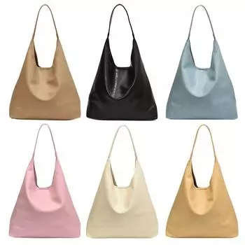 Женская модная сумка на плечо из искусственной кожи, сумка-тоут для отдыха, большая вместительная сумка в стиле ретро, простая сумка с подходящим клатчем синий