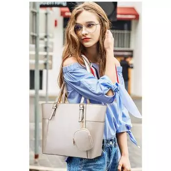 Женская модная сумка Портативная большая вместительная сумка через плечо через плечо Ручная сумка-ведро one size красный