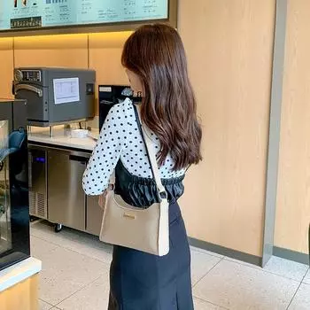 Женская модная сумка-рюкзак, клетчатая простая сумка на плечо с универсальной сумкой под мышками, темперамент one size розовый