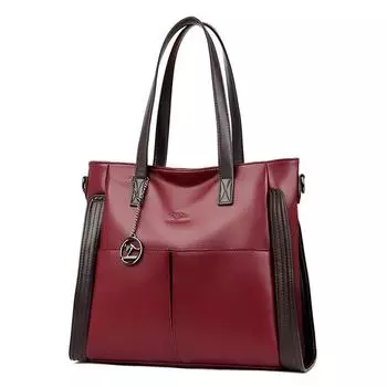 Женская модная сумка-тоут, кошельки, большая сумка-шоппер, мягкая искусственная кожа, сумка через плечо, сумка-мессенджер серый