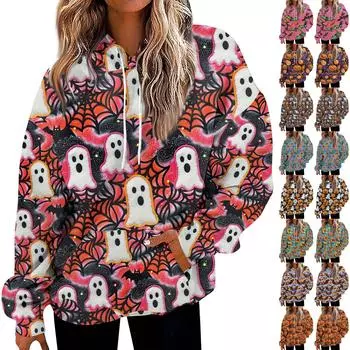 Женская модная толстовка с принтом, повседневная толстовка с капюшоном и карманами XXL шафрановый