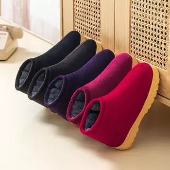 Женская модная, удобная, теплая, нескользящая, износостойкая повседневная хлопковая обувь с плюшевой изоляцией 41