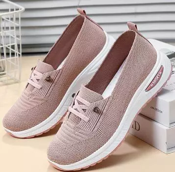 Женская модная удобная тканевая обувь на плоской подошве, женские мокасины, обувь 43 чёрный