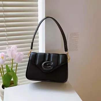 Женская монохромная сумка через плечо, роскошная дизайнерская сумка, прямоугольные сумки через плечо, мягкая женская сумка-мессенджер из искусственной кожи, модная