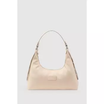 Женская мягкая кремовая сумка Baguette 205