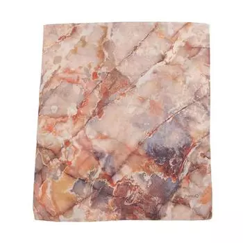 Женская мягкая шаль с узором бежевого/плиточного цвета