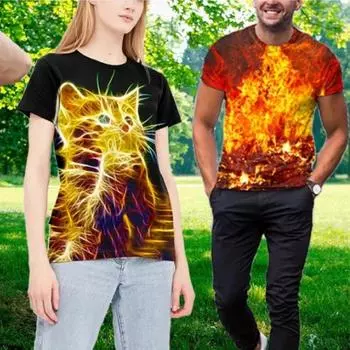 Женская мужская футболка с 3D-принтом, футболка с флагом Колумбии, забавная женская блузка с короткими рукавами, футболка S жёлтый