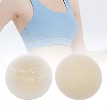 Женская нагрудная накладка, удобная круглая накладка для купальника, свадебного платья 8cm_Skin Color