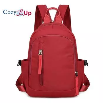 Женская нагрудная сумка Cozy Up, сумка через плечо, универсальный студенческий рюкзак, простой небольшой рюкзак двойного назначения, женская сумка на одно плечо 30X21X10CM красный