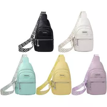 Женская нагрудная сумка из искусственной кожи, модная сумка через плечо, простая повседневная нагрудная сумка с карманом на талии зелёный