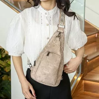 Женская нагрудная сумка из искусственной кожи, женская сумка через плечо, сумка для мобильного телефона, сумка с несколькими карманами синий