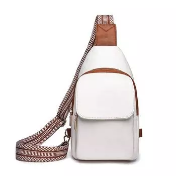 Женская нагрудная сумка, сумка через плечо на одно плечо, простая повседневная сумка.