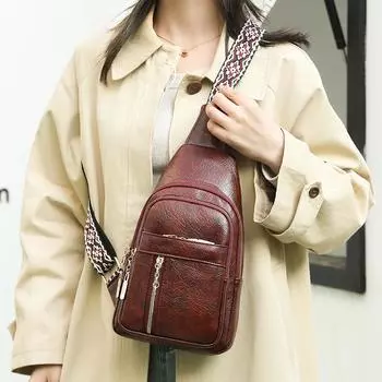 Женская нагрудная сумка, сумка на пояс, винтажная сумка через плечо жёлтый