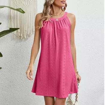 Женская накидка на купальник, вязаная крючком, пляжное платье без рукавов, танкини, накидка на бикини XXL белый