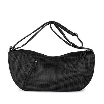 Женская наплечная сумка для поездок на работу, большая вместимость, сумка через плечо чёрный