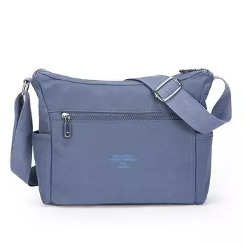 Женская наплечная сумка Легкая нейлоновая сумка Сумка кроссбоди для мамы синий