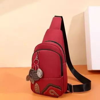 Женская нейлоновая сумка через плечо с ремешком на груди, элегантный стиль, элегантный узор, высокое качество
