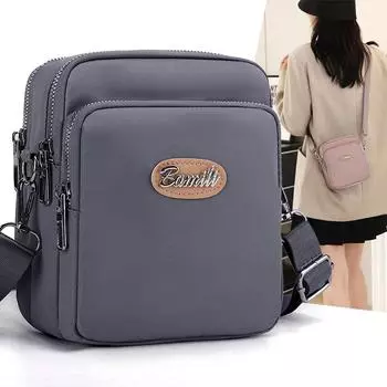 Женская нейлоновая сумка-кошелек для монет, маленькая сумка через плечо, сумка для матери среднего возраста зелёный