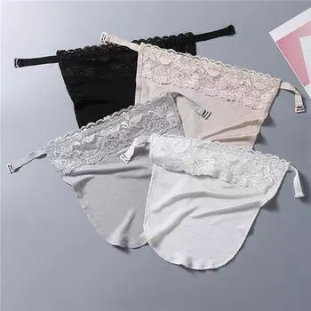 Женская нежная кружевная ткань, чехол для бюстгальтера с антибликовым покрытием, невидимая панель, Cleae Cover One Size чёрный