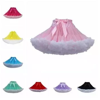 Женская нижняя юбка кринолин с рюшами сетчатая юбка-пачка белая отделка нижняя юбка косплей милый красный